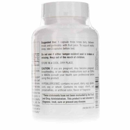 L-Tryptophan 500 Mg Capsules, SNN